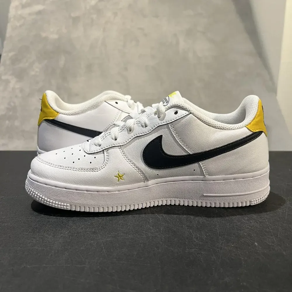 Nike Air Force 1 Shoes Youth Size 5.5Y White Black Have A Nike Day DM0983-101